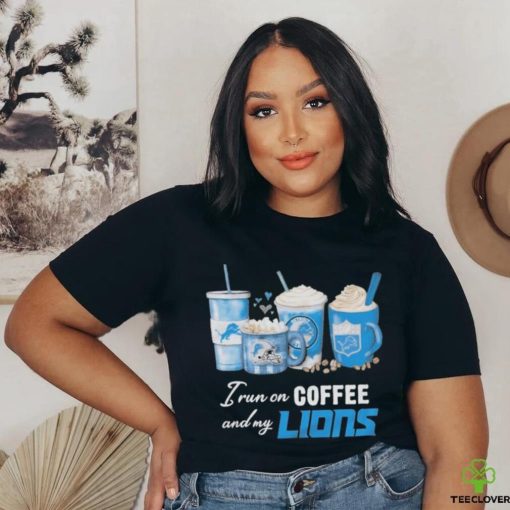 Detroit lions I love coffee black shirt