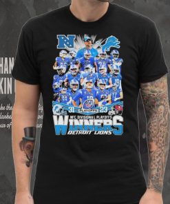 Detroit lions team player champions nfc divisional playoffs winners shirt