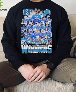 Detroit lions team player champions nfc divisional playoffs winners hoodie, sweater, longsleeve, shirt v-neck, t-shirt