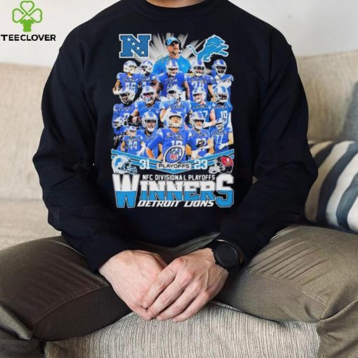 Detroit lions team player champions nfc divisional playoffs winners hoodie, sweater, longsleeve, shirt v-neck, t-shirt