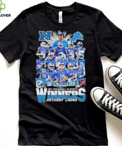 Detroit lions team player champions nfc divisional playoffs winners hoodie, sweater, longsleeve, shirt v-neck, t-shirt