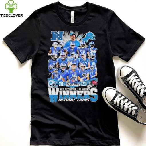 Detroit lions team player champions nfc divisional playoffs winners hoodie, sweater, longsleeve, shirt v-neck, t-shirt