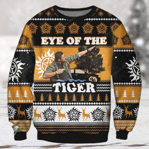 Deveraux Eye Of The Tiger Ugly Christmas Sweater 3D Shirt