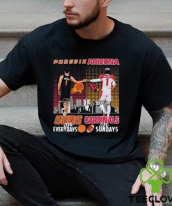 Devin Booker Phoenix Suns On Saturdays Kyler Murray Arizona Cardinals On Sundays T Shirt 2 Devin Booker Phoenix Suns On Saturdays Kyler Murray Arizona Cardinals On Sundays T Shirt