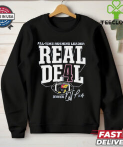 Devin Neal Kansas Jayhawks Football Rushing Record Real Deal Shirt