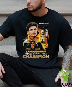 Mclaren Formula 1 Team Lando Norris Miami Grand Prix Champion T Shirt