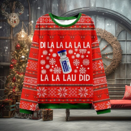Di La La La Lau Did Nurse Ugly Christmas Sweater