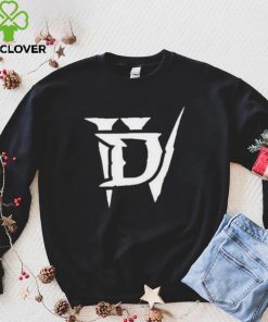 Diablo 4 Merch Diablo Iv White Icon Logo Black Shirt