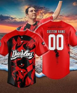 Diablos Rojos Del Mexico X Star Wars Custom Baseball Jersey