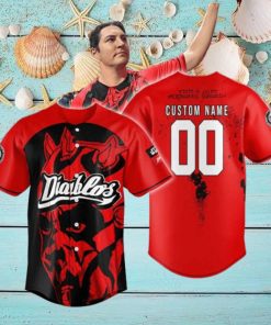 Diablos Rojos Del Mexico X Star Wars Custom Baseball Jersey