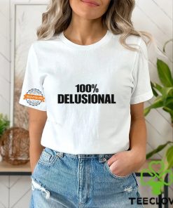 Diabolicalpree Wearing 100% Delelusional Shirt