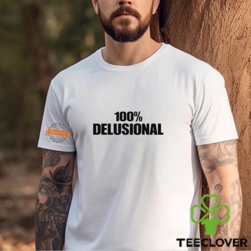 Diabolicalpree Wearing 100% Delelusional Shirt