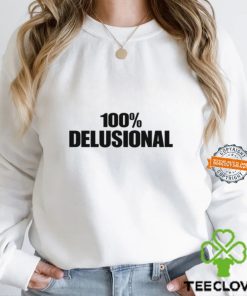 Diabolicalpree Wearing 100% Delelusional Shirt