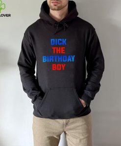 Dick The Birthday Boy Blue and Orange shirt