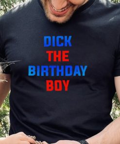 Dick The Birthday Boy Blue and Orange shirt