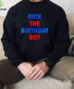 Dick The Birthday Boy Blue and Orange shirt