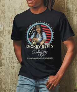 Dickey Betts 1943 2024 Signature Thank You For The Memories T Shirt