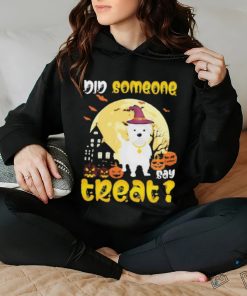 Did Someone Say Treat Moon Pumpkin Westie Halloween shirt