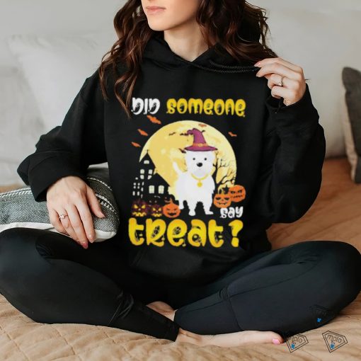 Did Someone Say Treat Moon Pumpkin Westie Halloween shirt