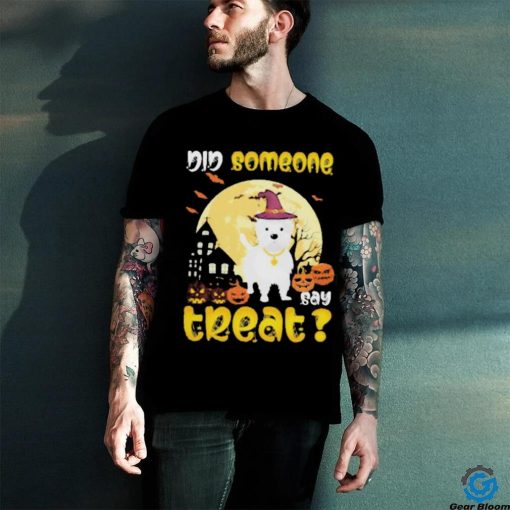 Did Someone Say Treat Moon Pumpkin Westie Halloween shirt