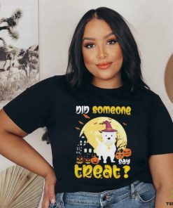 Did Someone Say Treat Moon Pumpkin Westie Halloween shirt