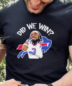 Did We Win Damar Hamlin Caricature Shirt