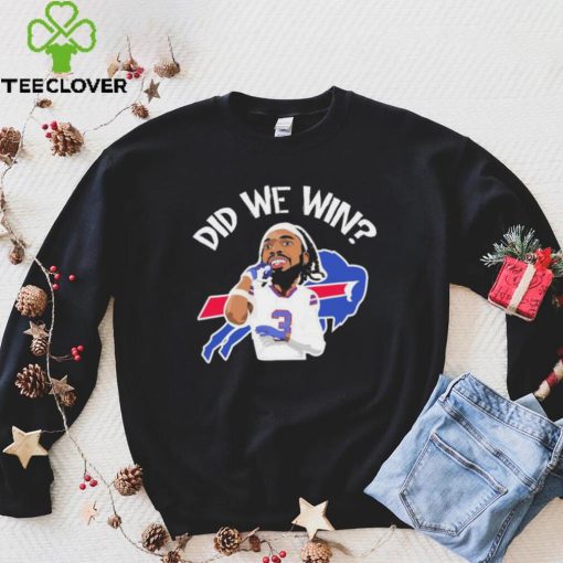 Did We Win Damar Hamlin Caricature Shirt