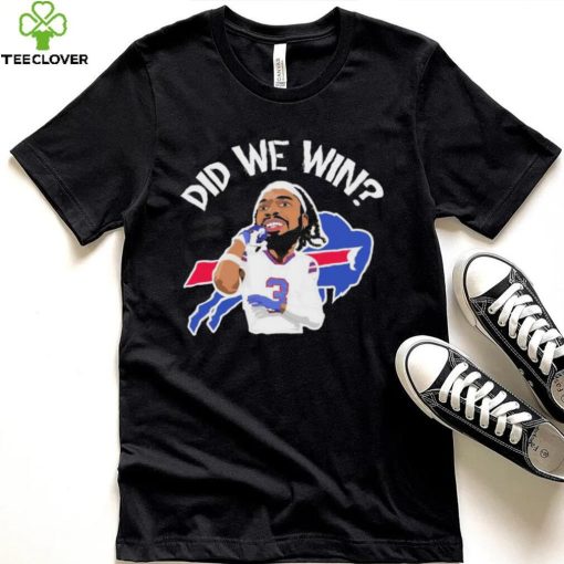 Did We Win Damar Hamlin Caricature Shirt