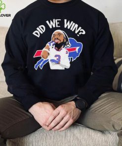 Did We Win Damar Hamlin Caricature Shirt