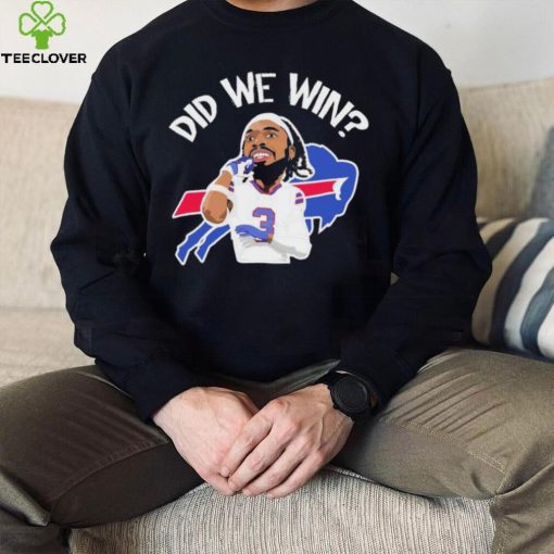 Did We Win Damar Hamlin Caricature Shirt