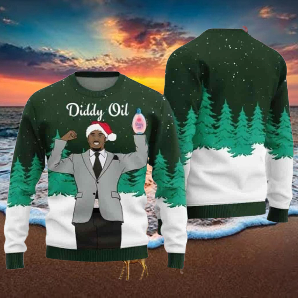 Diddy Oil Mens Chirstmas Gifts 2024 Xmas For Family And Friends Ugly Sweater Diddy Oil Mens Chirstmas Gifts 2024 Xmas For Family And Friends Ugly Sweater