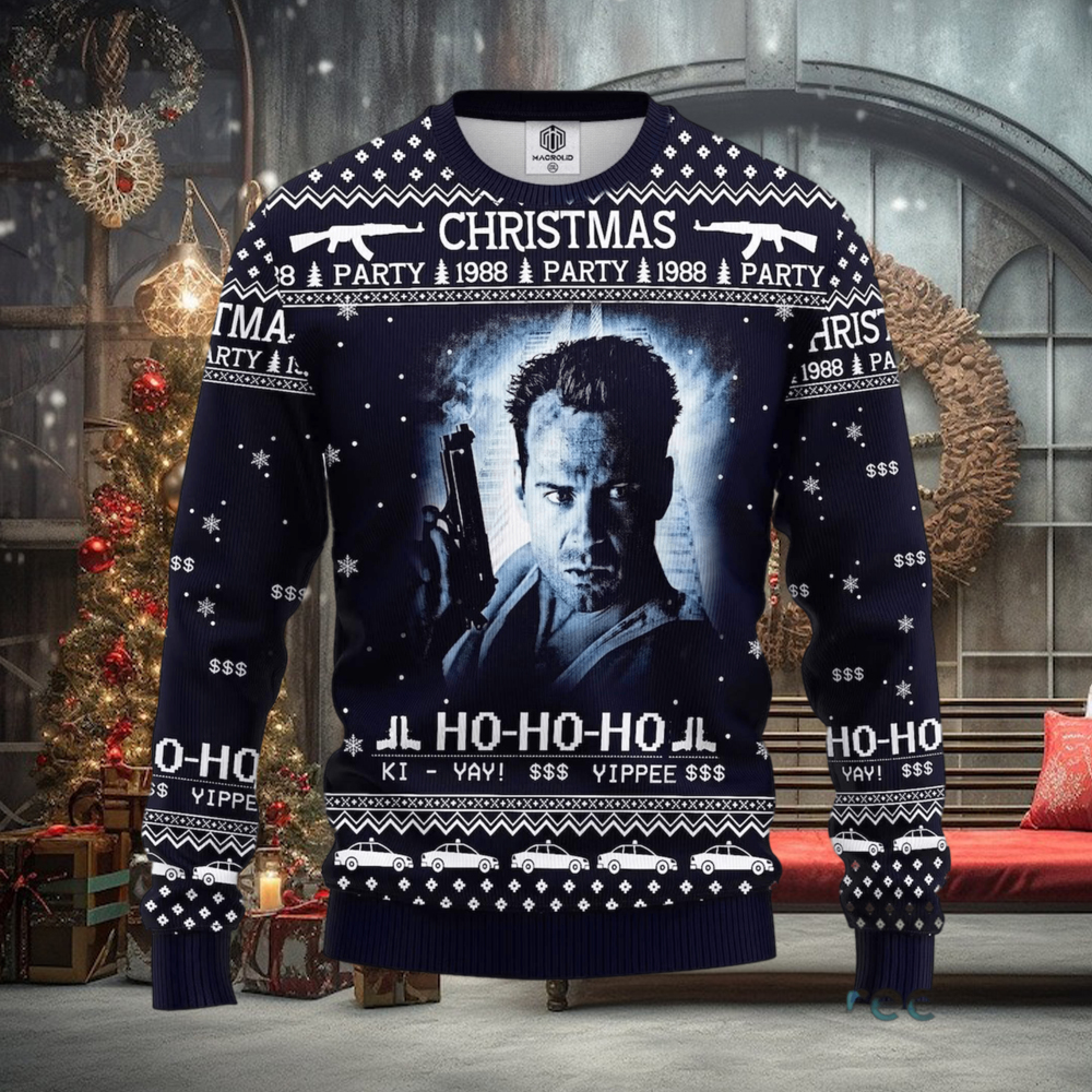 Die Hard 1988 Knitted Die Hard 1988 Xmas Gifts Gift Ugly Christmas Sweater For Men And Women Die Hard 1988 Knitted Die Hard 1988 Xmas Gifts Gift Ugly Christmas Sweater For Men And Women