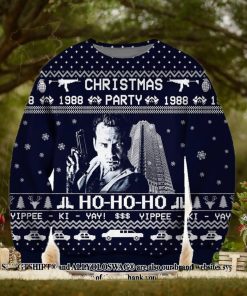 Die Hard 3d Print Ugly Christmas Wool Knitted Sweater