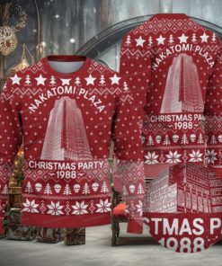 Die Hard Nakatomi Plaza Christmas Ugly Sweater Party 1988