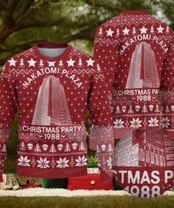 Die Hard Nakatomi Plaza Christmas Ugly Sweater Party 1988