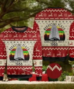 Die Hard Nakatomi Plaza Party 1988 Festive Knitted All Over Print Sweater For Xmas