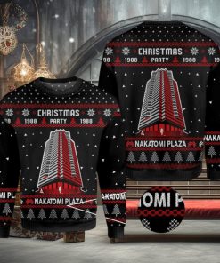 Die Hard Nakatomi Plaza Party 1988 Trendy Ugly 3D Sweater For Xmas