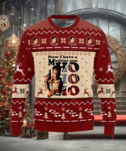 Die Hard Now I Have A Machine Gun Ugly Christmas Sweater