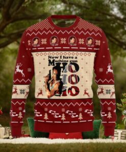 Die Hard Now I Have A Machine Gun Ugly Christmas Sweater