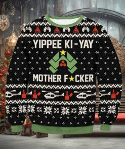 Die Hard Yippee Ki Yay Ugly Christmas Sweater