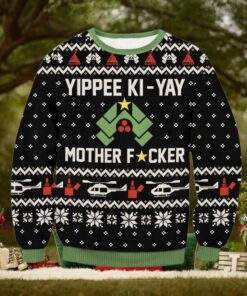 Die Hard Yippee Ki Yay Ugly Christmas Sweater