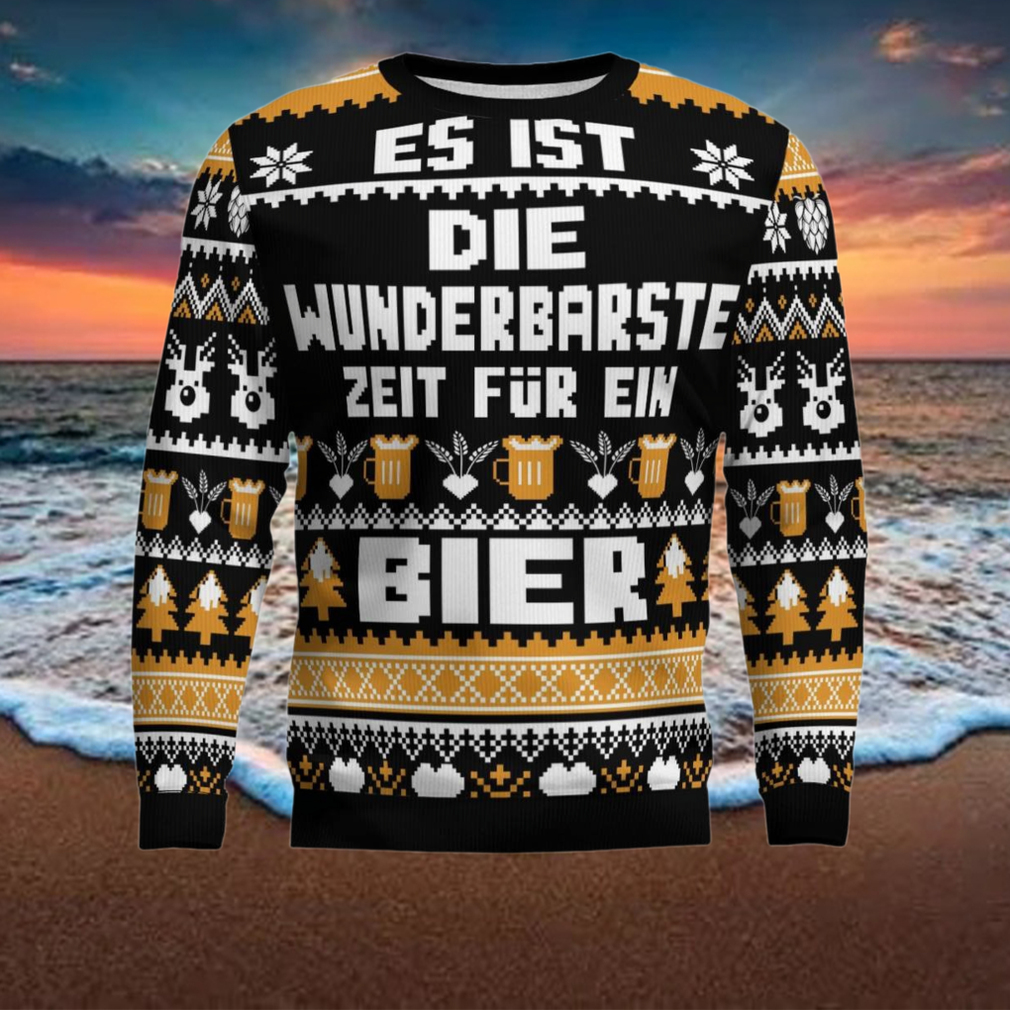 Die Wunderbarste Zeit Für Ein Bier Ugly Christmas Sweater Die Wunderbarste Zeit Für Ein Bier Ugly Christmas Sweater