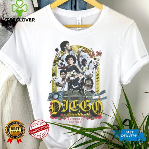 Diego Maradona Tribute Argentina Gift for Football Lovers T Shirt