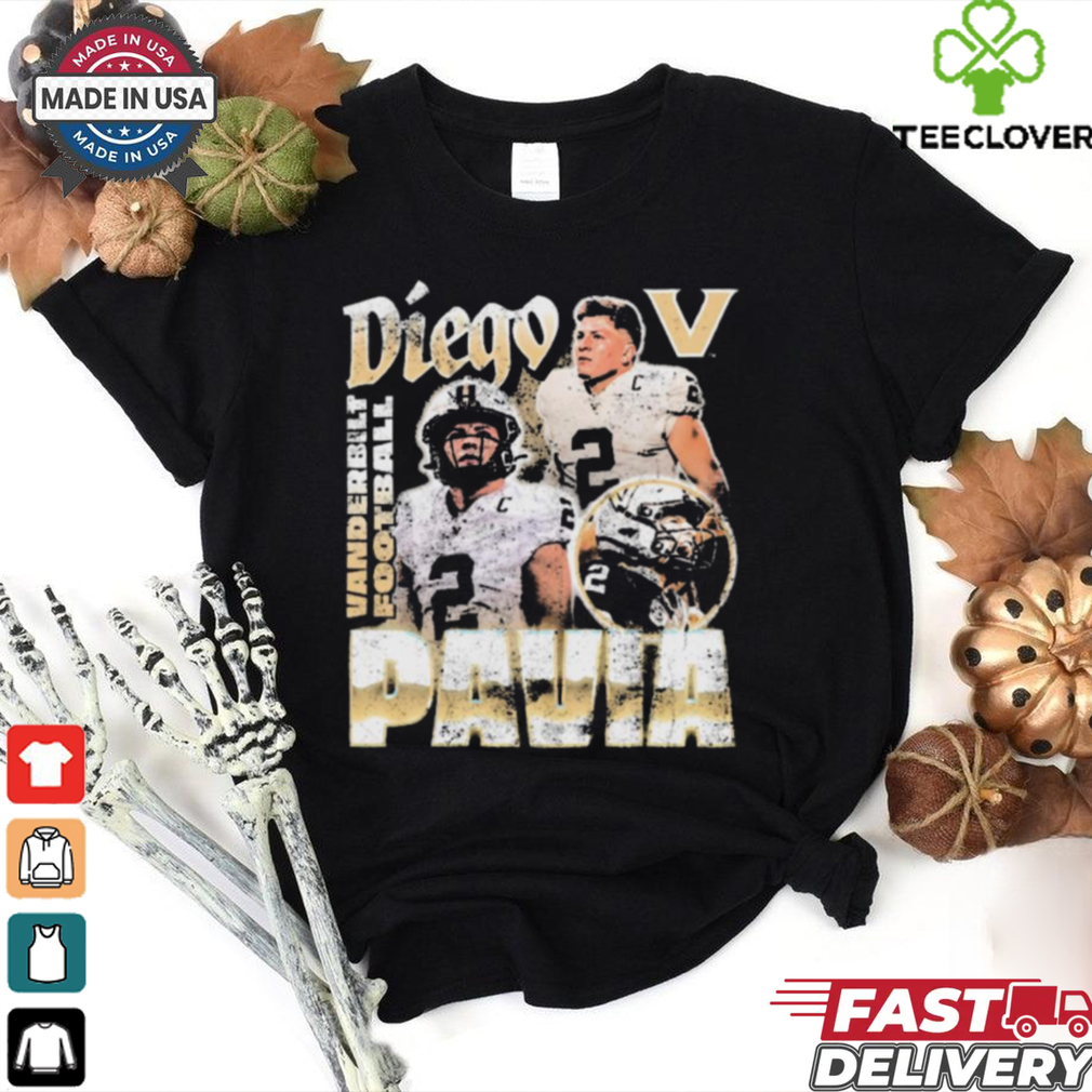 Diego Pavia Vanderbilt Commodores Football Vintage Graphic t shirt Diego Pavia Vanderbilt Commodores Football Vintage Graphic t shirt