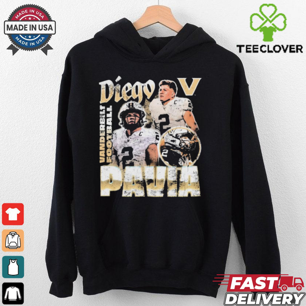 Diego Pavia Vanderbilt Commodores Football Vintage Graphic t shirt Diego Pavia Vanderbilt Commodores Football Vintage Graphic t shirt