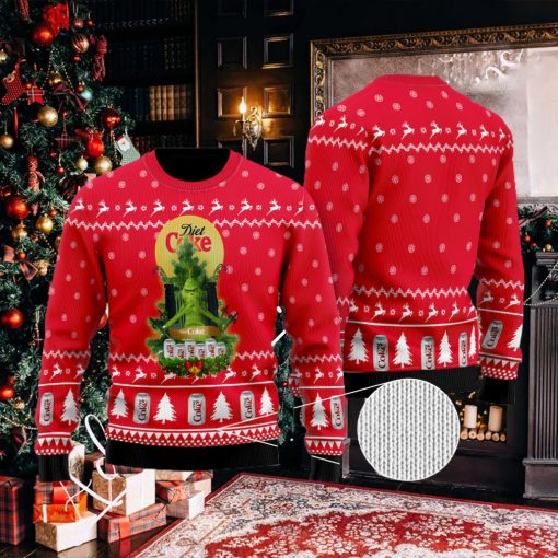 Diet Coke Grinch Snow Ugly Christmas Sweater