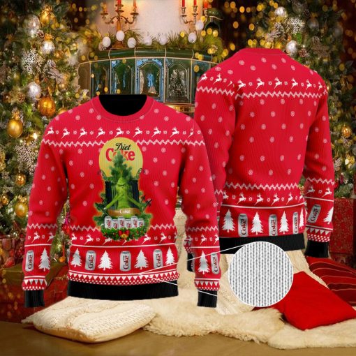 Diet Coke Grinch Snow Ugly Christmas Sweater