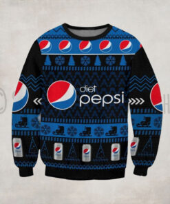 Diet Pepsi Christmas Gift Ugly Christmas Sweater