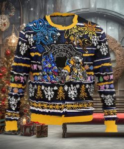 Digimon 2024 Holiday Gift Ugly Christmas Sweater