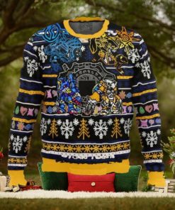Digimon 2024 Holiday Gift Ugly Christmas Sweater